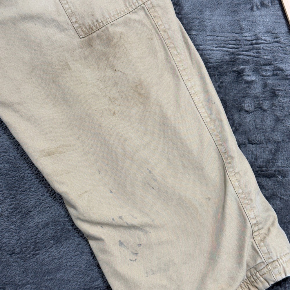 Faded Glory Cargo Pants‎ Boys 14 Barley Tan Fleece Lined - Picture 8 of 12